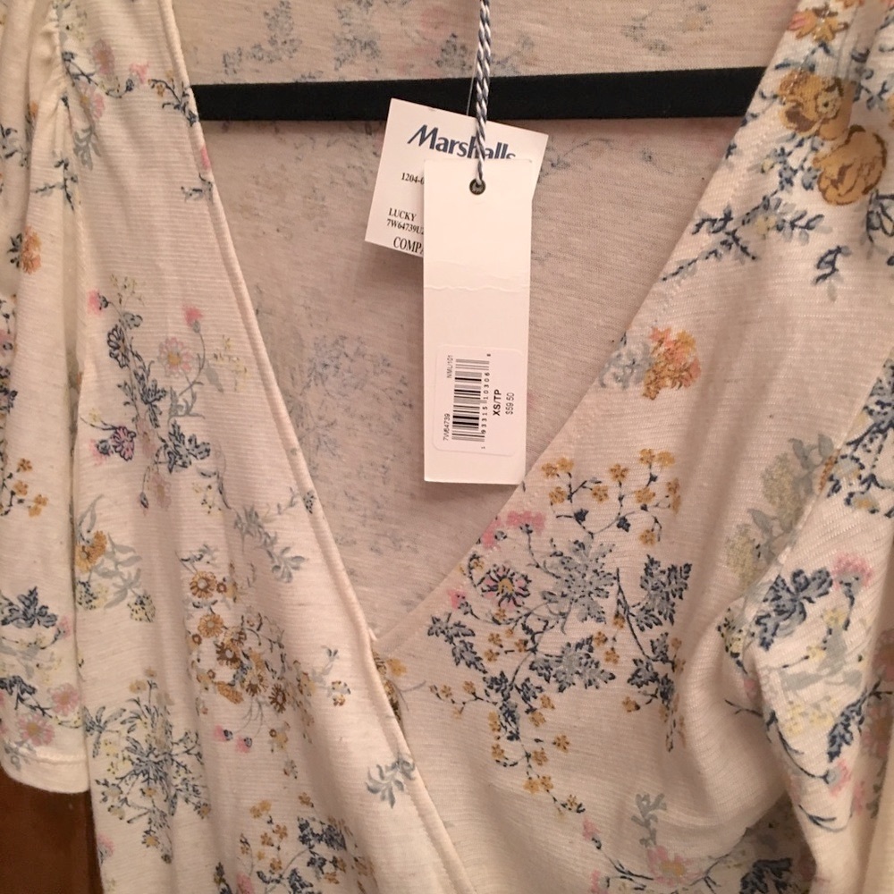 Lucky Brand XS/TP Floral Blouse New/Tags💐💐Host Pick💐💐 - Picture 7 of 8